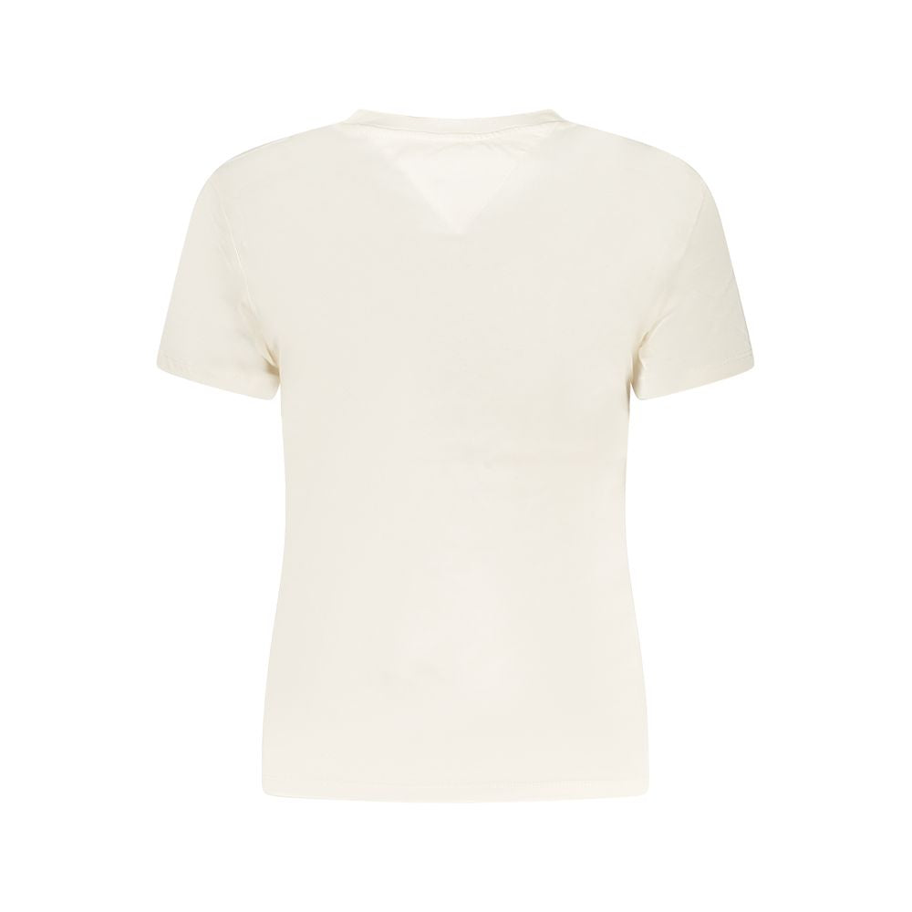 Tommy Hilfiger Beige Cotton Tops & T-Shirt