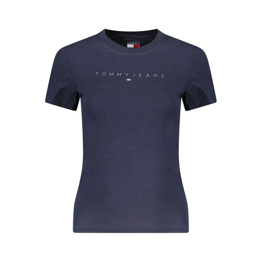 Tommy Hilfiger Blue Cotton Tops & T-Shirt