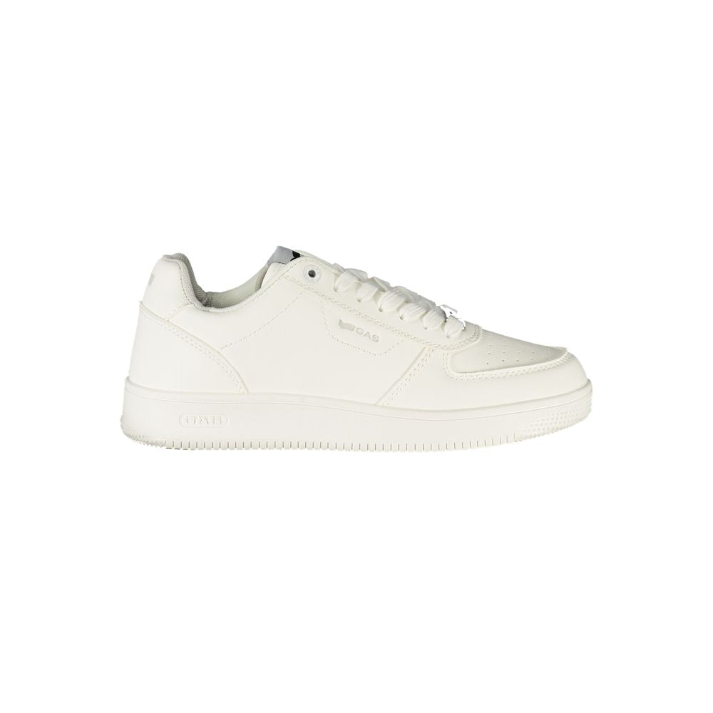 Gas White Polyester Women Sneaker