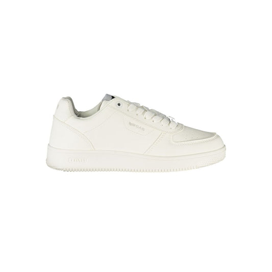 Gas White Polyester Women Sneaker