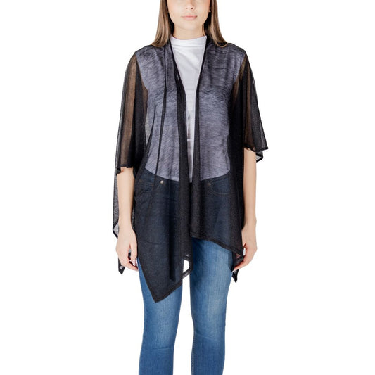 Liu Jo Black Polyacrylic Jackets & Coat
