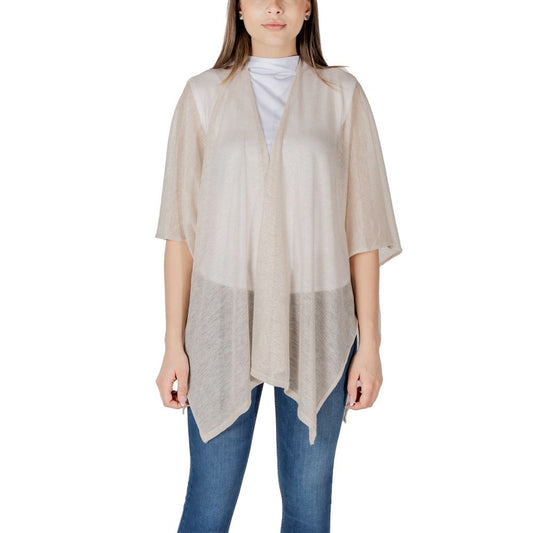 Liu Jo Gold Polyacrylic Jackets & Coat