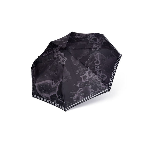 Alviero Martini Prima Classe Black Nylon Umbrella