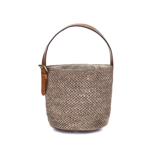 Ibeliv Raffia Lova Bucket Bag