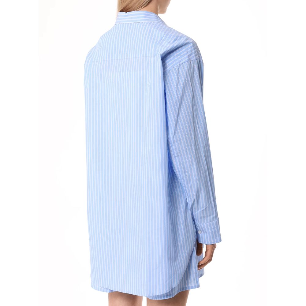 Hinnominate Blue Cotton Shirt