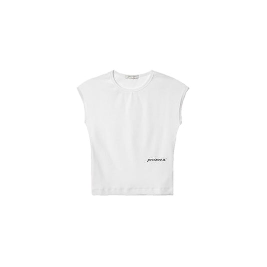 Hinnominate White Cotton Tops & T-Shirt