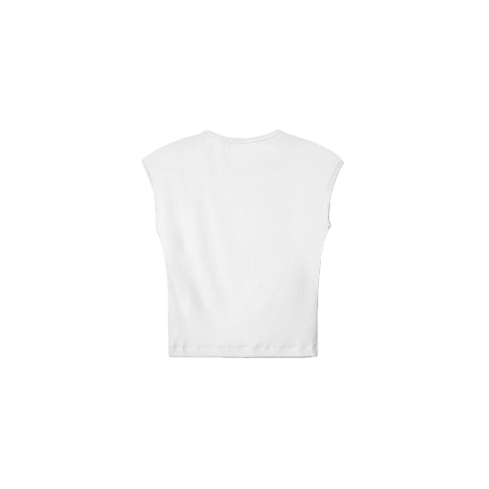 Hinnominate White Cotton Tops & T-Shirt