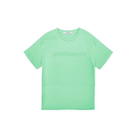 Hinnominate Green Cotton Tops & T-Shirt