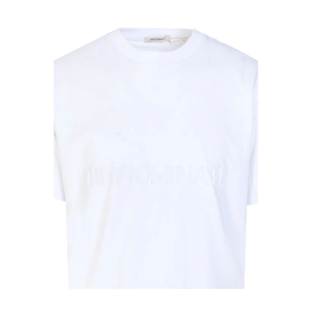 Hinnominate White Cotton T-Shirt