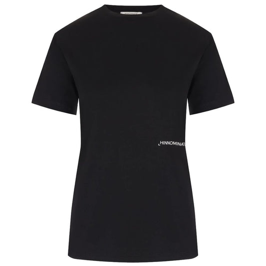 Hinnominate Black Cotton Tops & T-Shirt