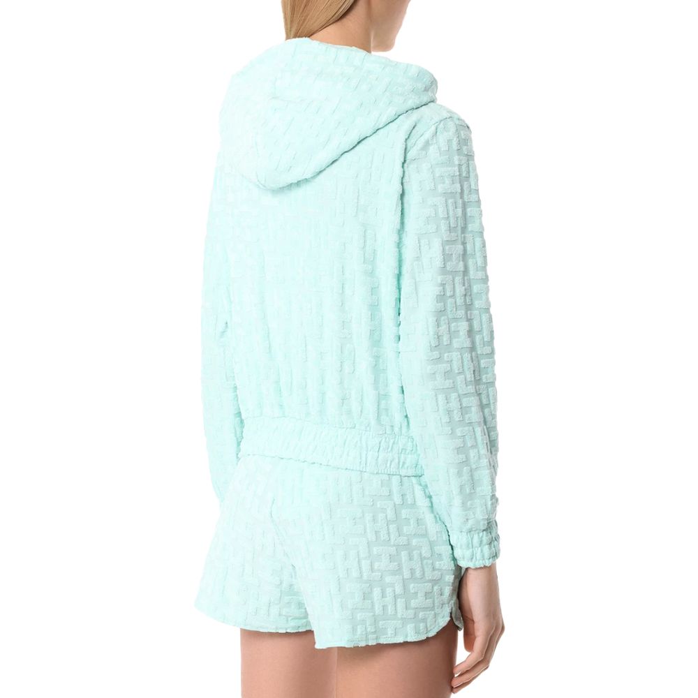 Hinnominate Green Cotton Sweater