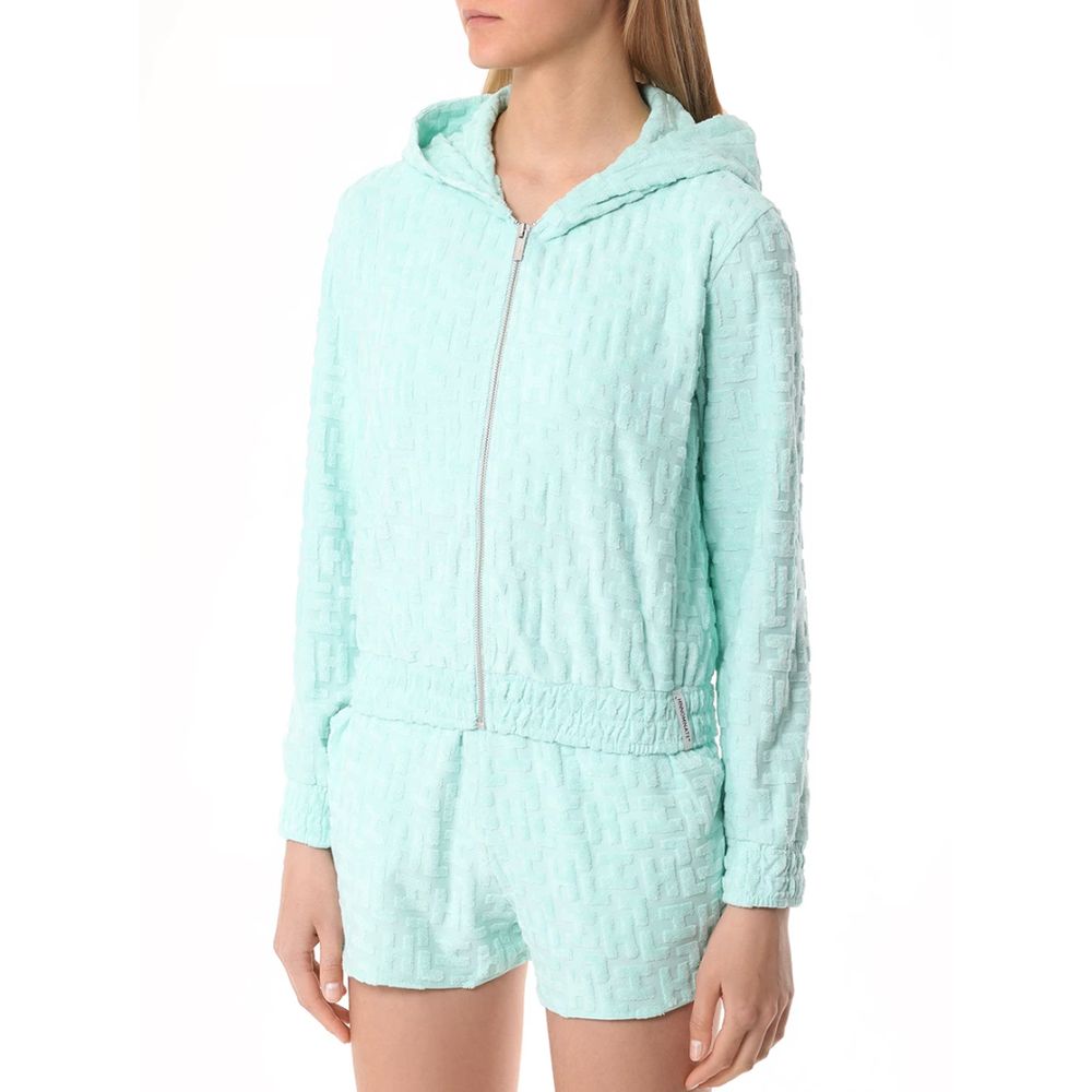 Hinnominate Green Cotton Sweater