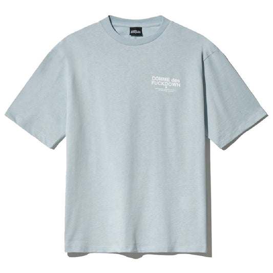 Comme Des Fuckdown Gray Cotton T-Shirt