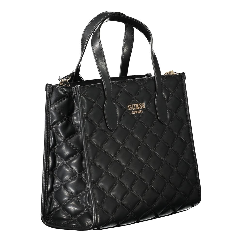 Guess Jeans Black Polyethylene Handbag