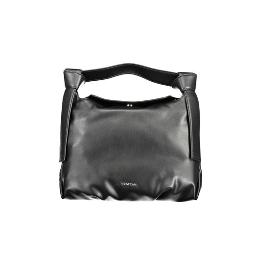 Calvin Klein Črna poliestrska torbica