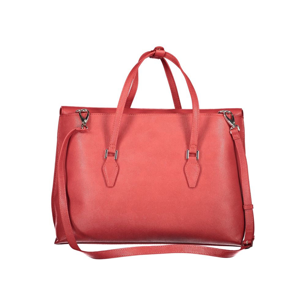 Mario Valentino Red Polyethylene Handbag
