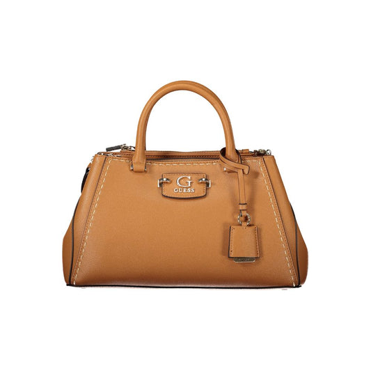 Guess Jeans Brown Polyethylene Handbag