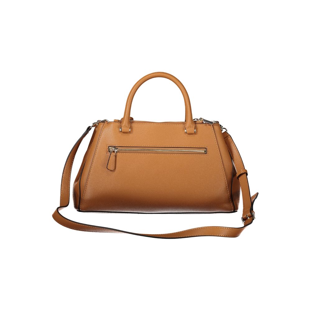 Guess Jeans Brown Polyethylene Handbag