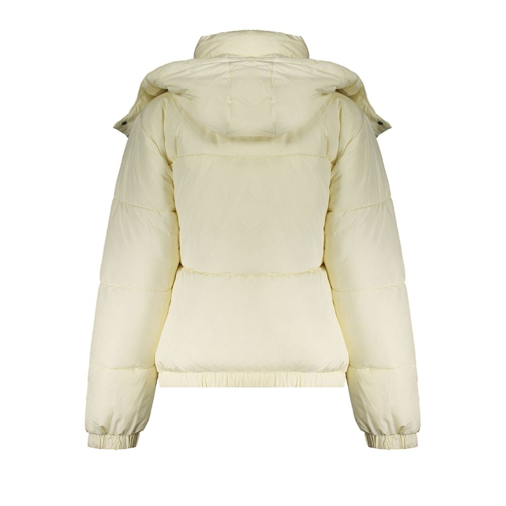 Fila Beige Polyester Jackets & Coat