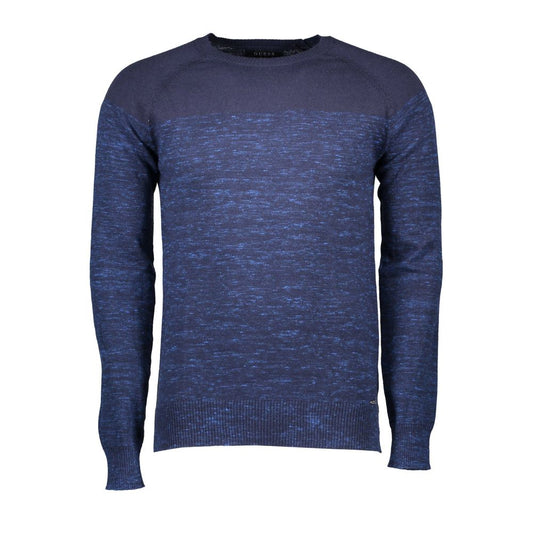 Guess Jeans Blue Cotton Sweater