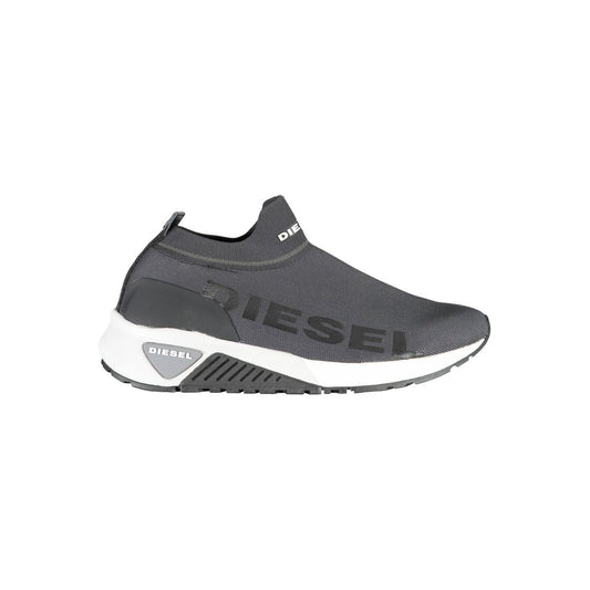Diesel Black Polyester Sneaker