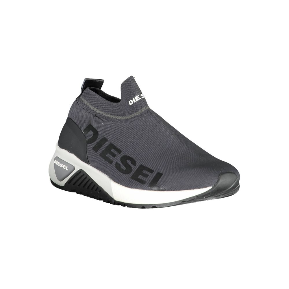Diesel Black Polyester Sneaker