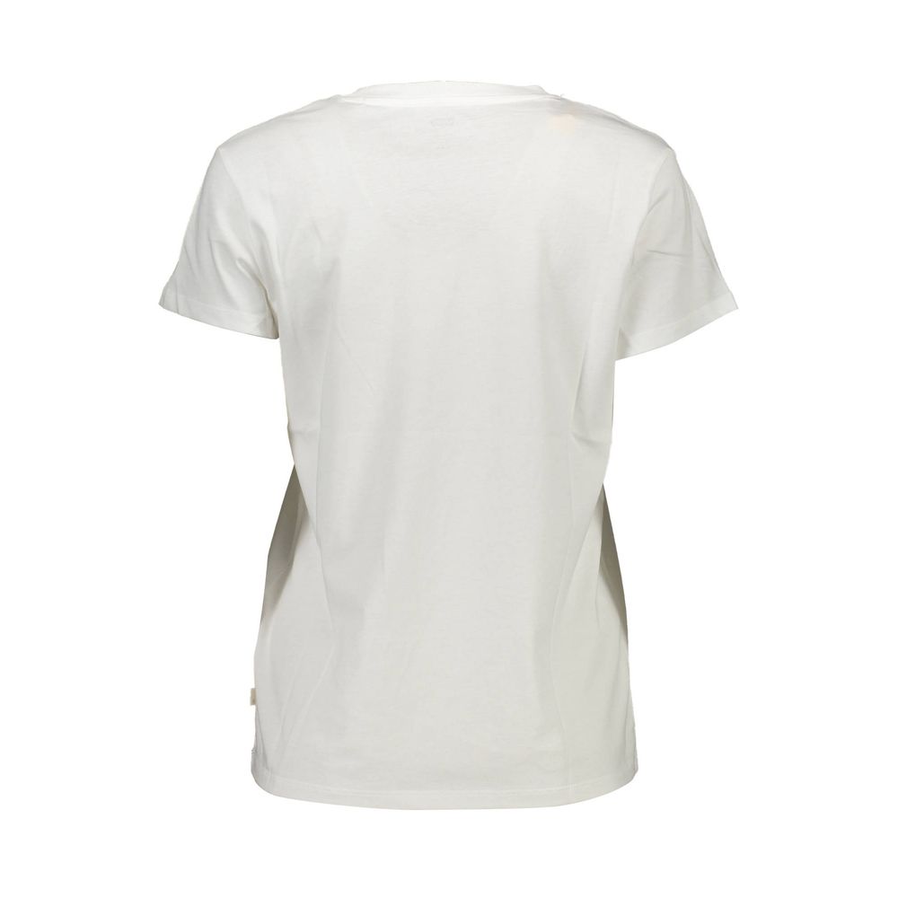 Levi's White Cotton Tops & T-Shirt