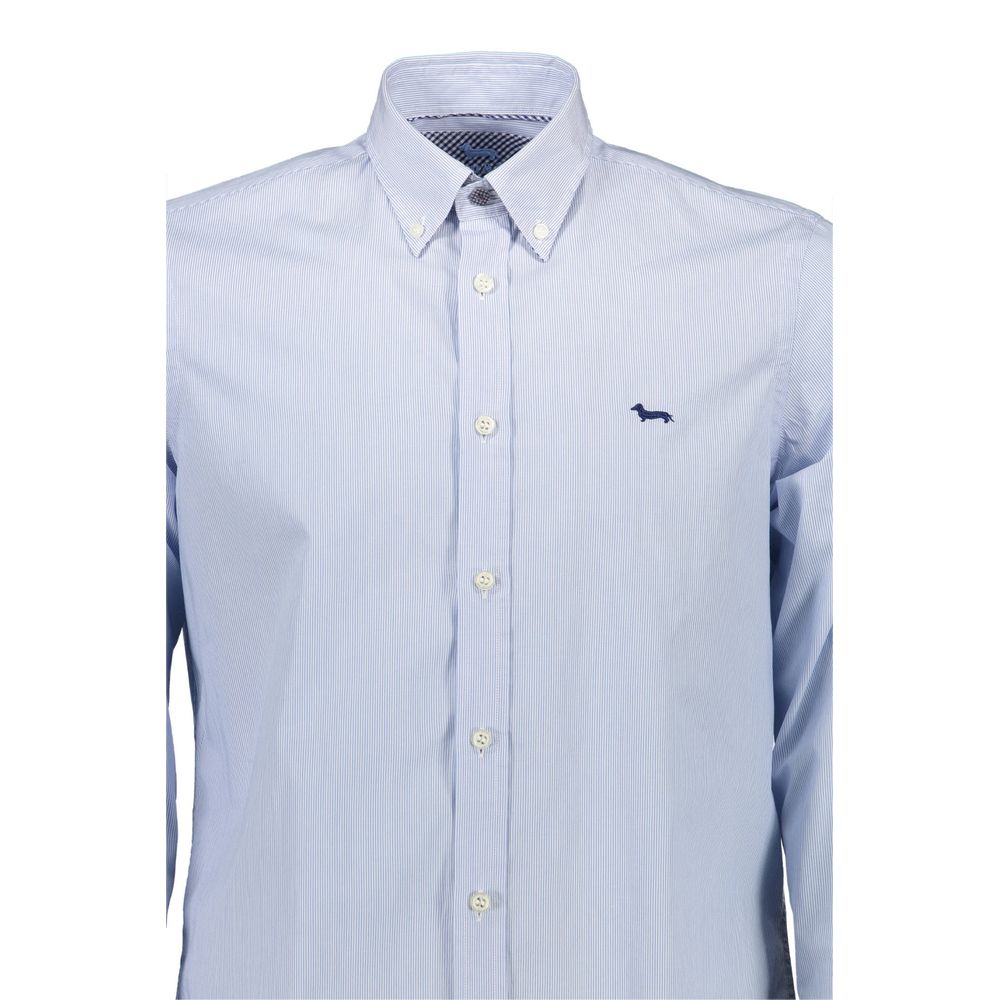 Harmont & Blaine Blue Cotton Shirt