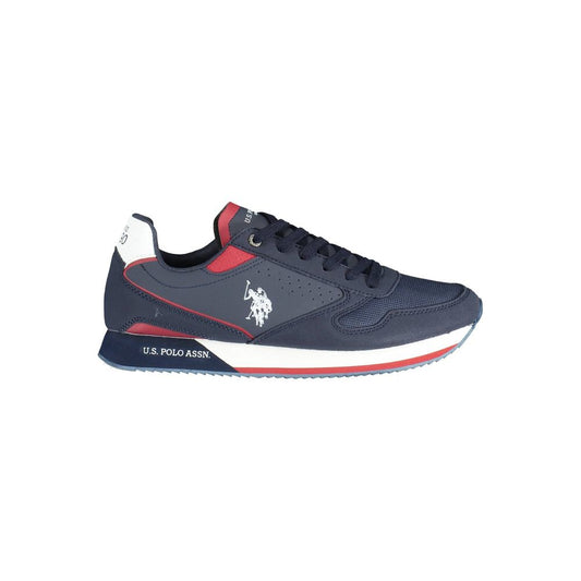 U.S. POLO ASSN. Blue Polyester Sneaker