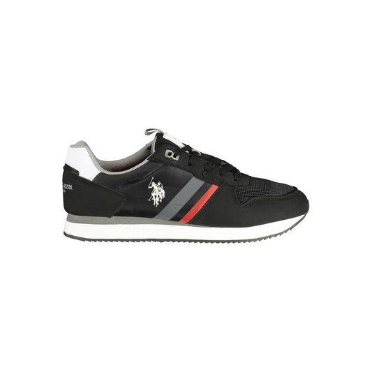 U.S. POLO ASSN. Black Polyester Sneaker