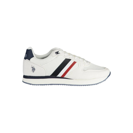 U.S. POLO ASSN. White Polyester Sneaker