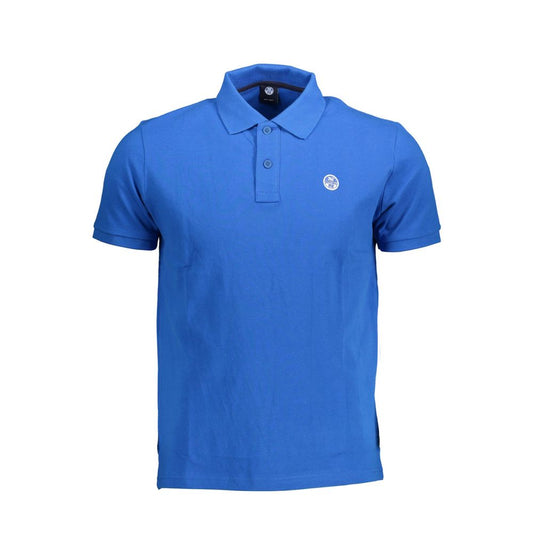 North Sails Blue Cotton Polo Shirt