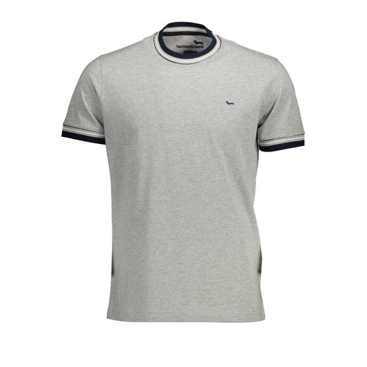 Harmont & Blaine Gray Cotton T-Shirt