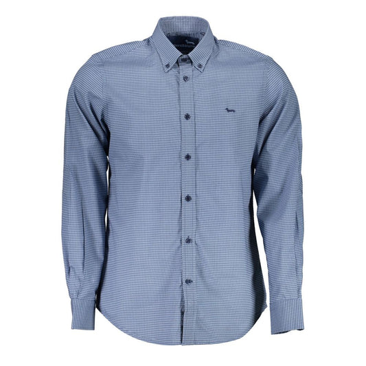 Harmont & Blaine Blue Cotton Shirt