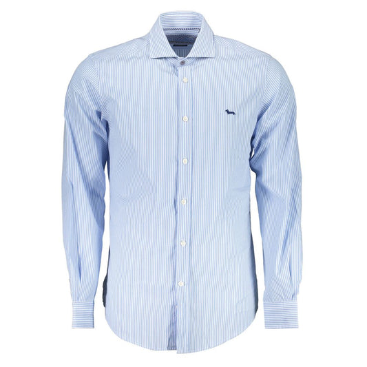 Harmont & Blaine Blue Cotton Shirt