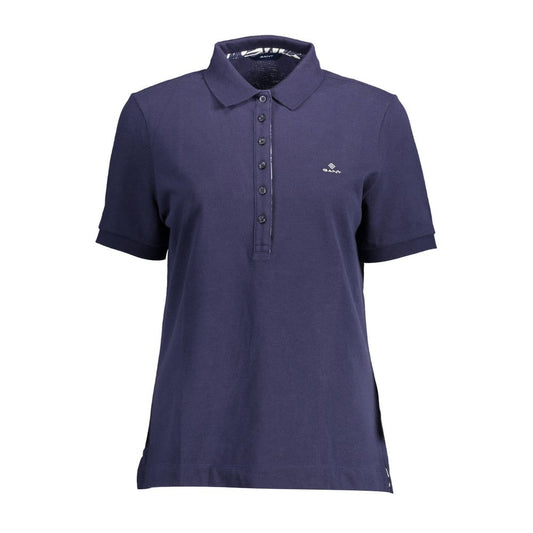 Gant Blue Cotton Polo Shirt
