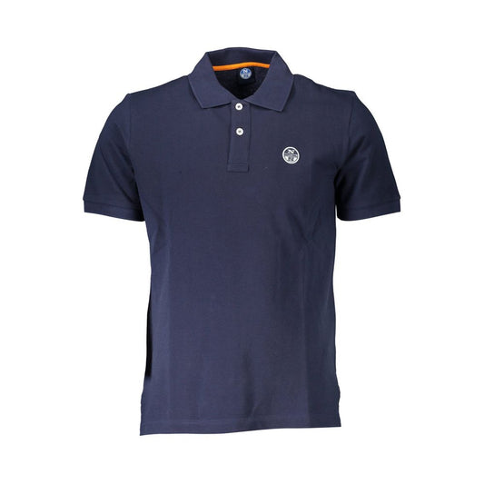North Sails Blue Cotton Polo Shirt