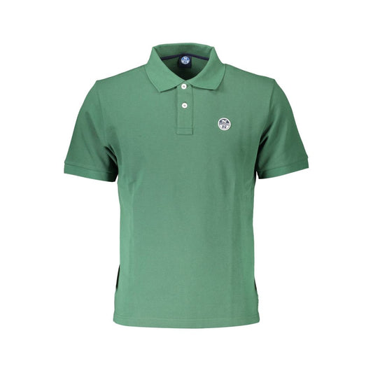 North Sails Green Cotton Polo Shirt