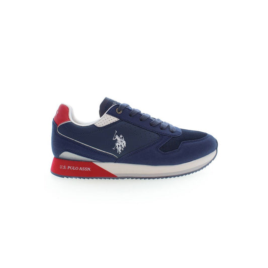 U.S. POLO ASSN. Blue Polyester Sneaker