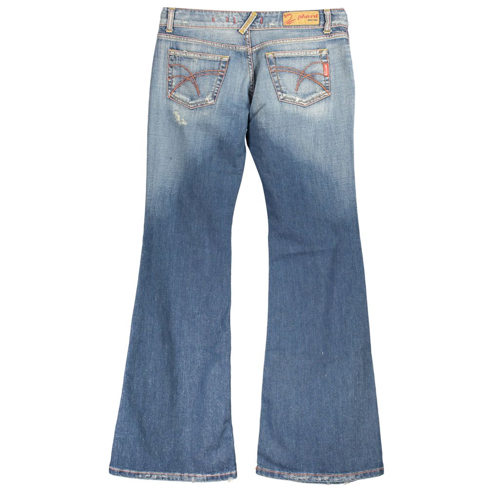 Phard Blue Cotton Jeans & Pant