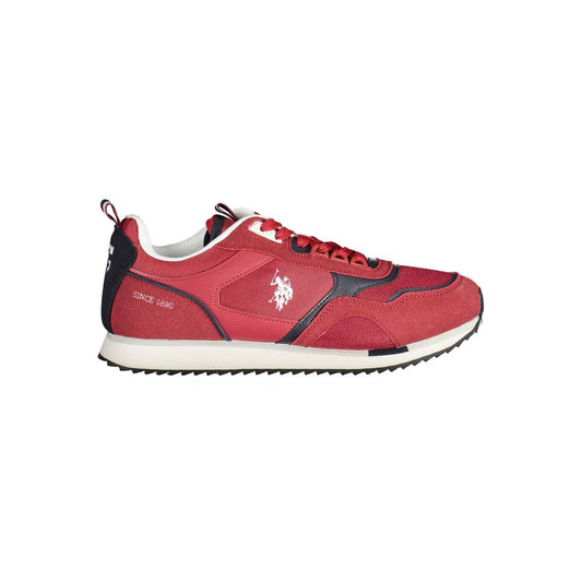 U.S. POLO ASSN. Red Polyester Sneaker