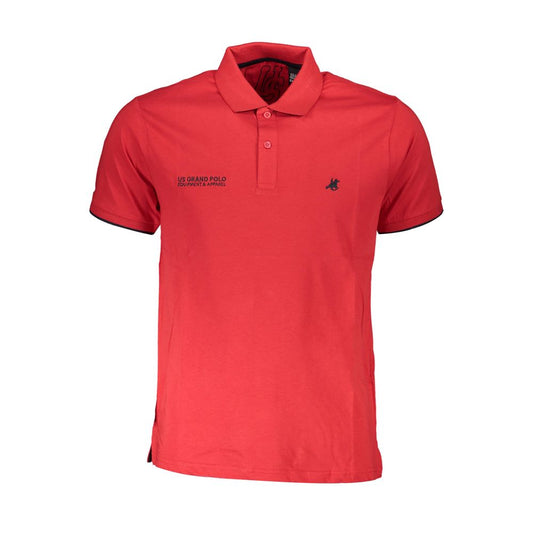 U.S. Grand Polo Red Cotton Polo Shirt