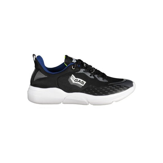 Gas Black Artificial Leather Sneaker