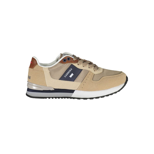 Carrera Beige Polyester Sneaker