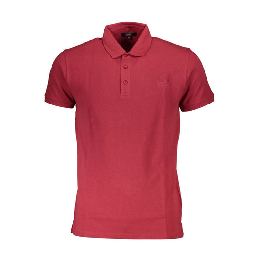 Cavalli Class Rdeča bombažna polo majica