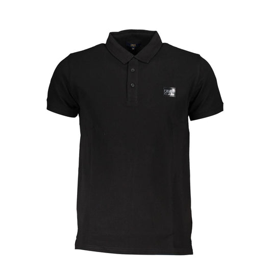 Cavalli Class Črna bombažna polo majica