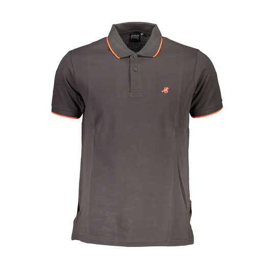 U.S. Grand Polo Gray Cotton Polo Shirt
