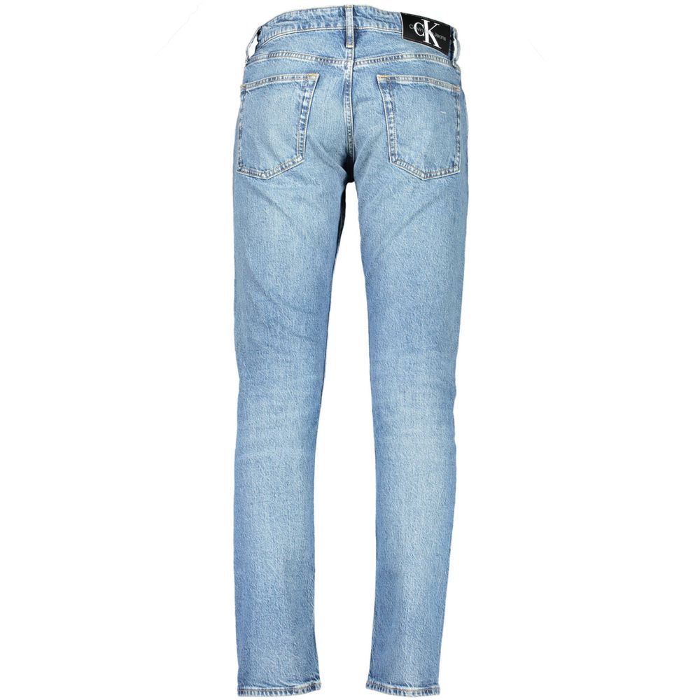 Calvin Klein Blue Cotton Jeans & Pant