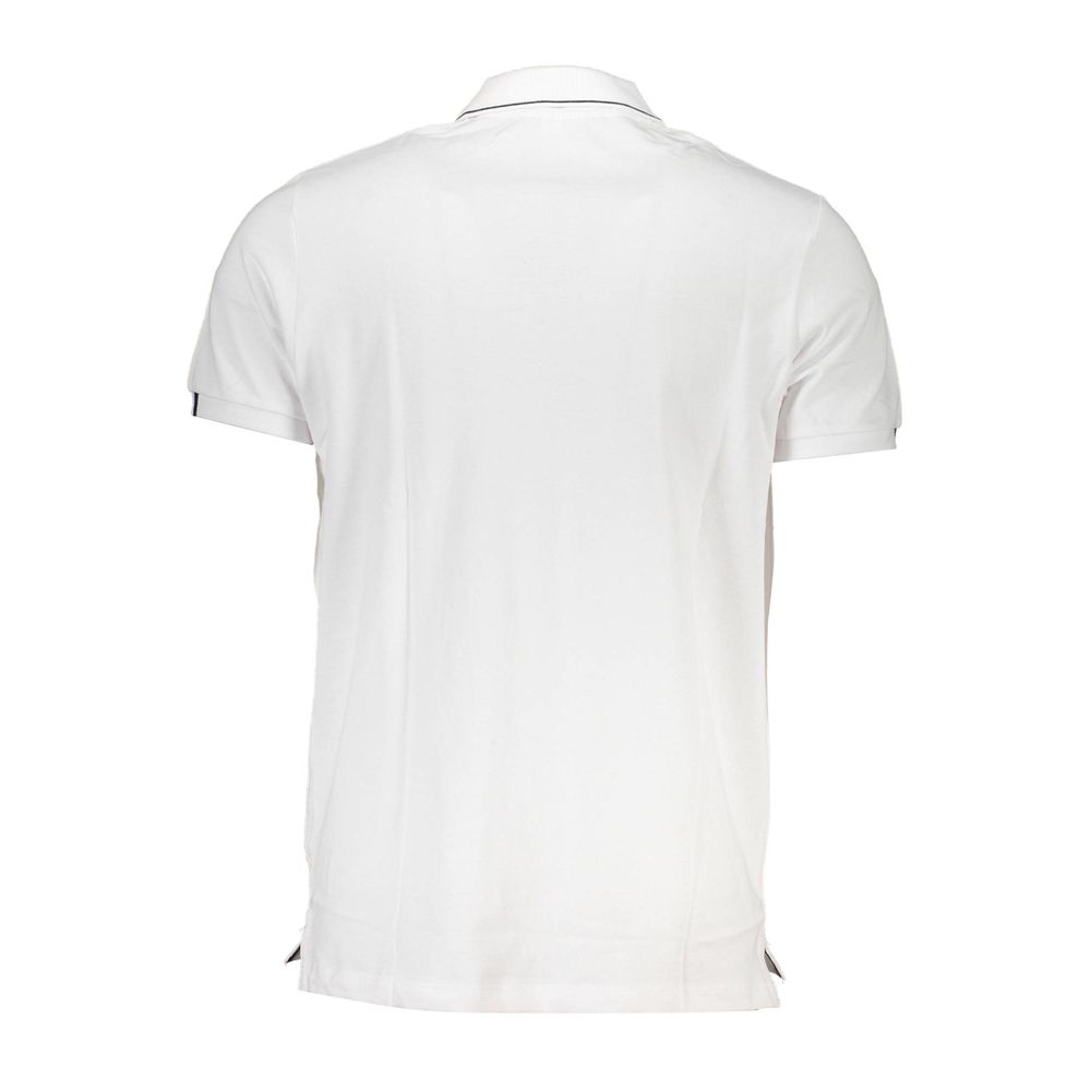Scuola Nautica White Cotton Polo Shirt