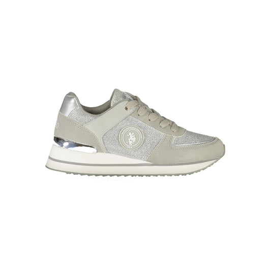 U.S. POLO ASSN. Gray Polyester Sneaker